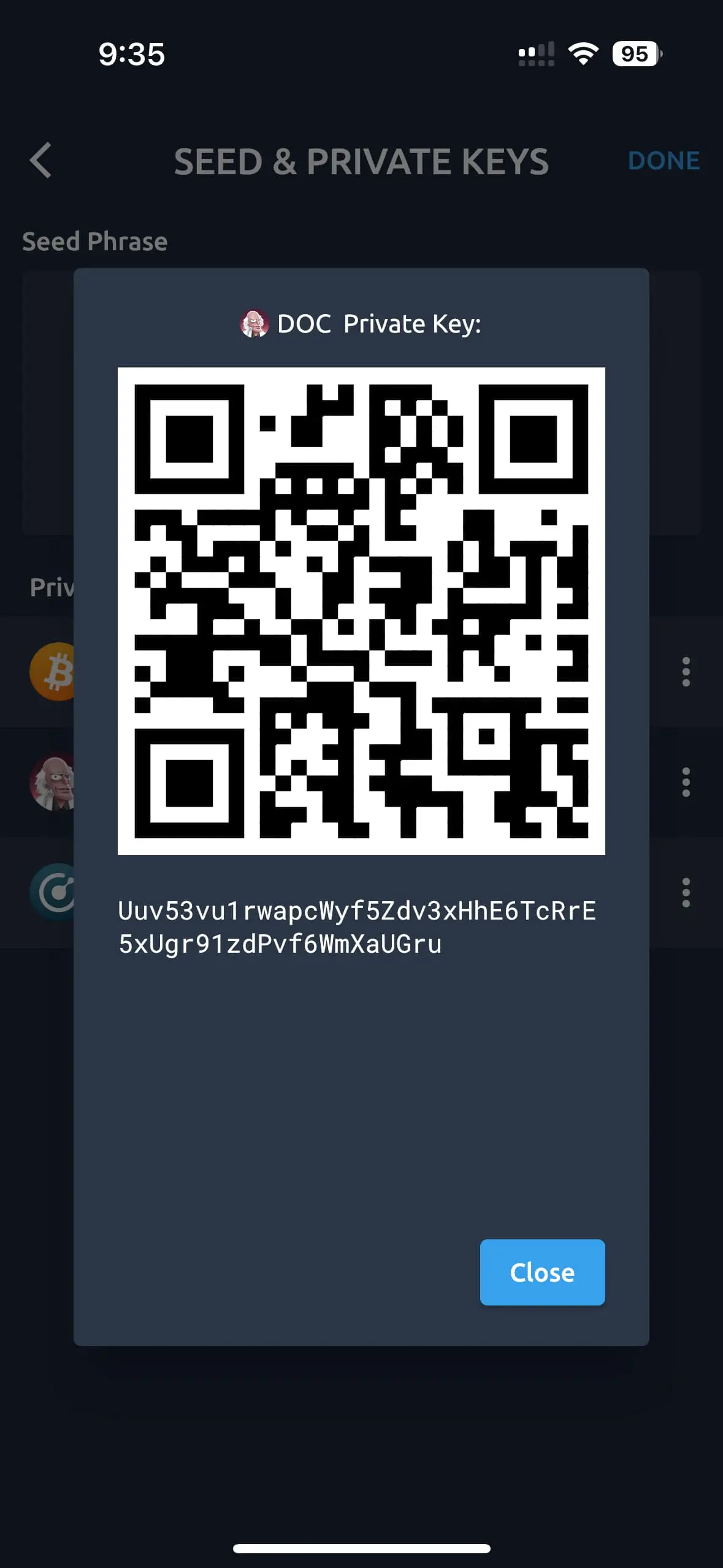  How to Export/View Private Keys or/and Seed Phrase in Komodo Wallet Mobile